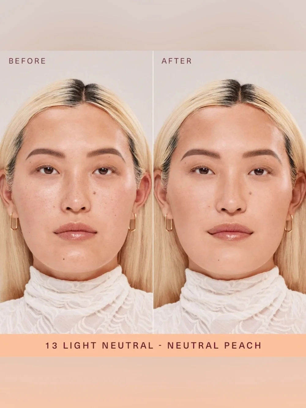 Rare Beauty True to Myself Matte Longwear Foundation - 13 Light Neutral Peach